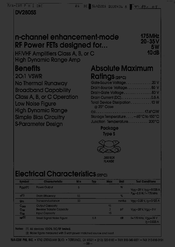 DV2805W_3059549.PDF Datasheet