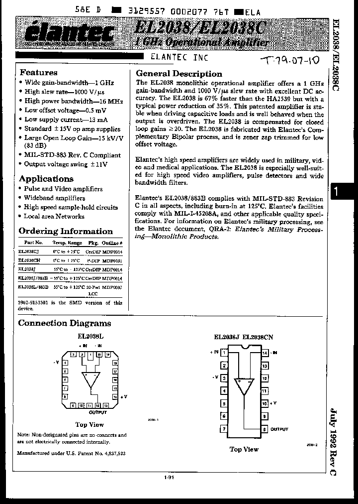 EL2038J883B_3064018.PDF Datasheet