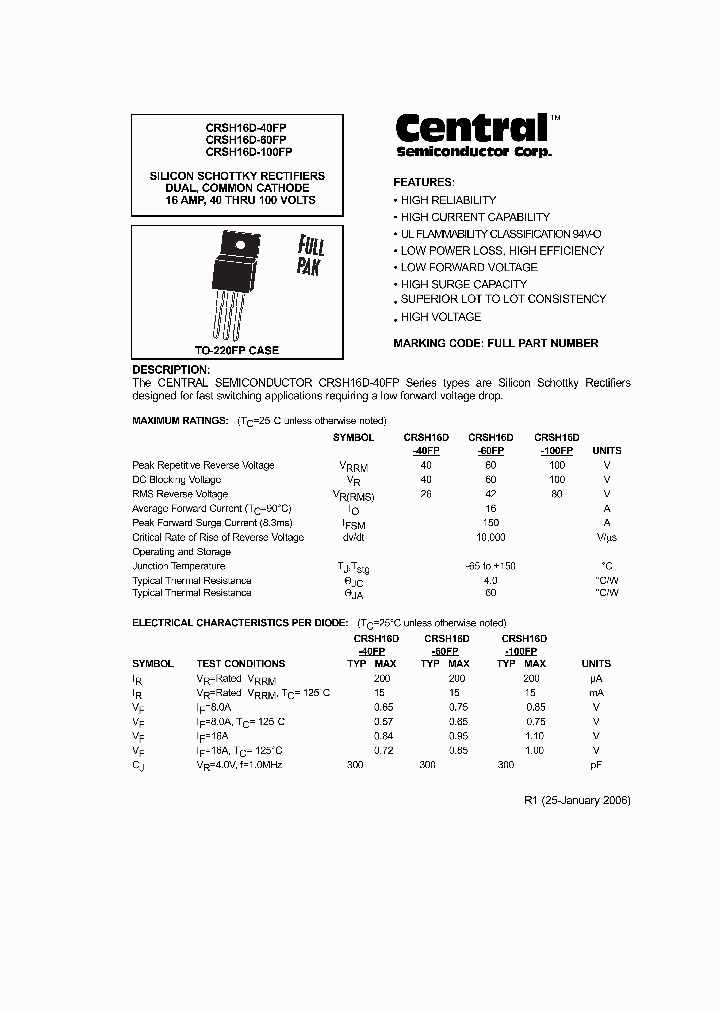 CRSH16D-40FP_3076366.PDF Datasheet