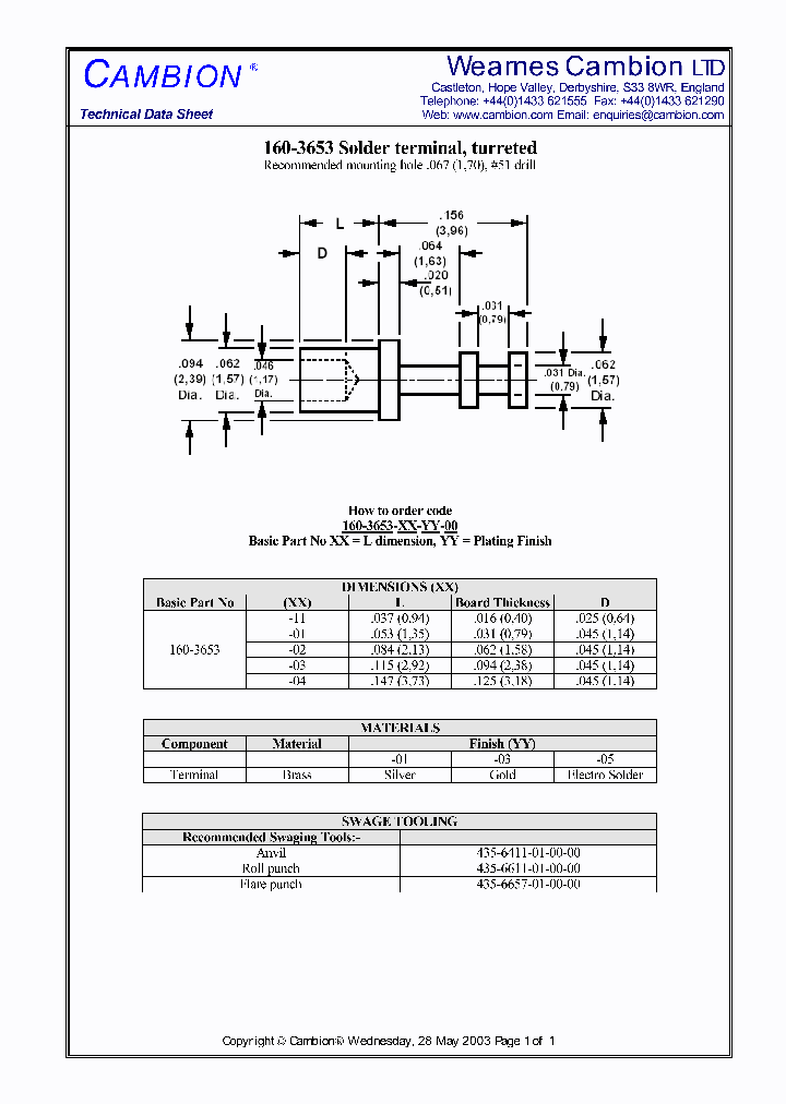 160-3653_3079805.PDF Datasheet