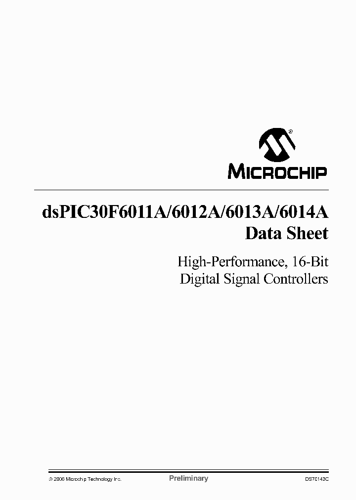 DSPIC30F6011AT-30IPT_3079875.PDF Datasheet