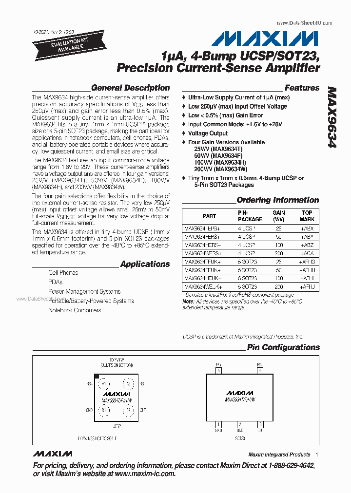 MAX9634_3082209.PDF Datasheet