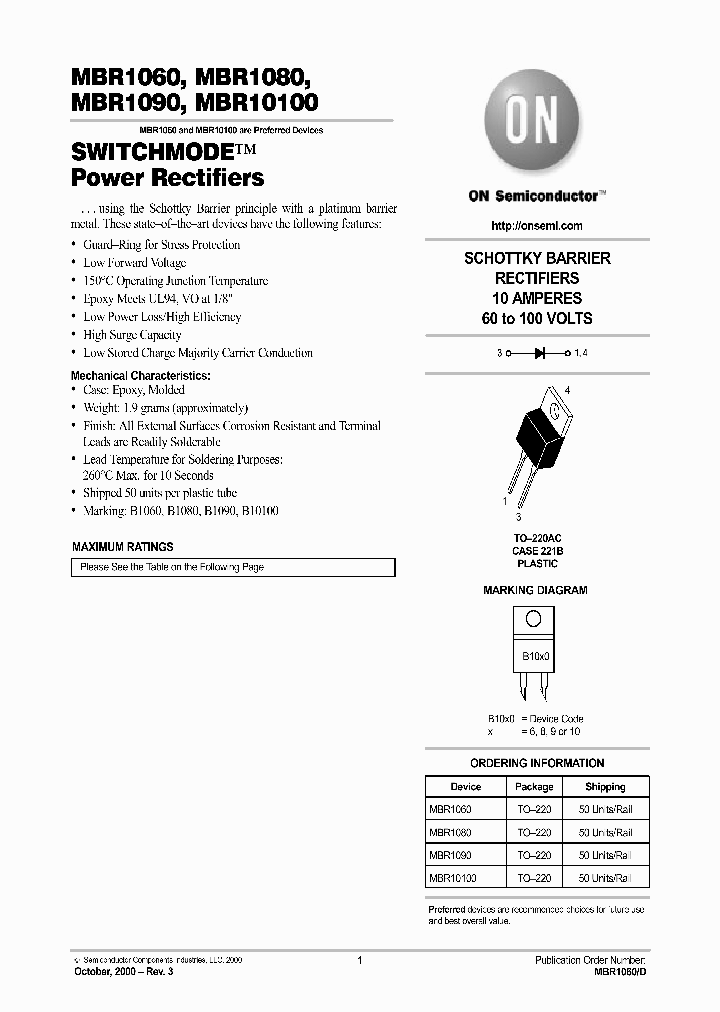MBR1060-D_3083780.PDF Datasheet