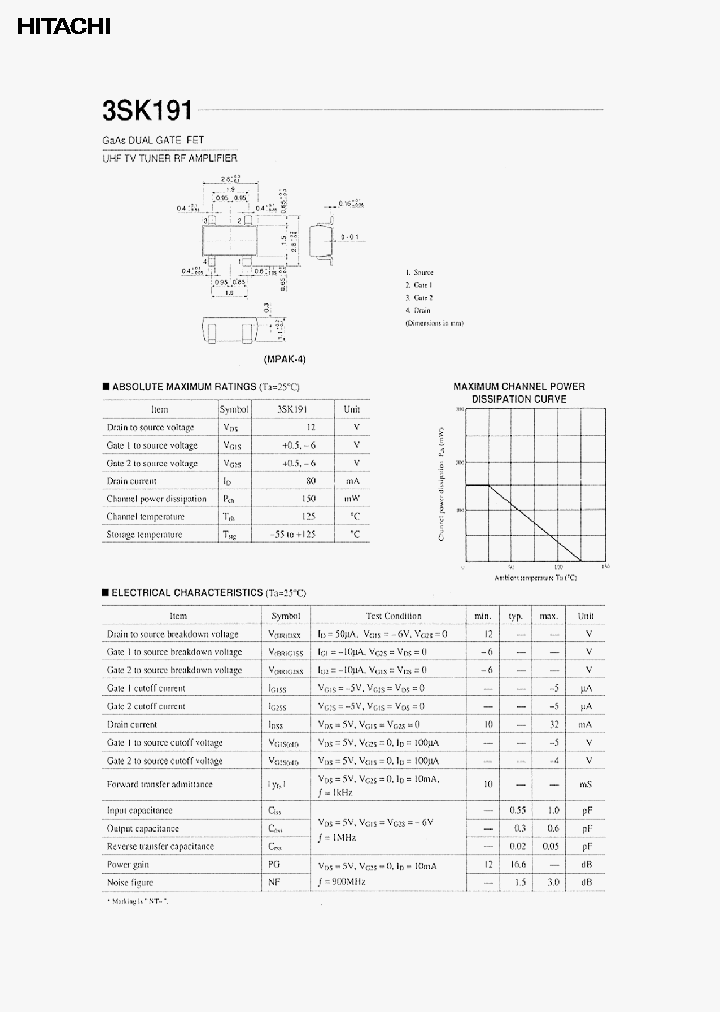 3SK191_3085436.PDF Datasheet