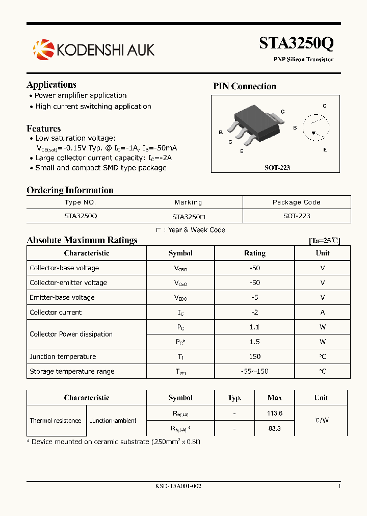 STA3250Q_3085073.PDF Datasheet