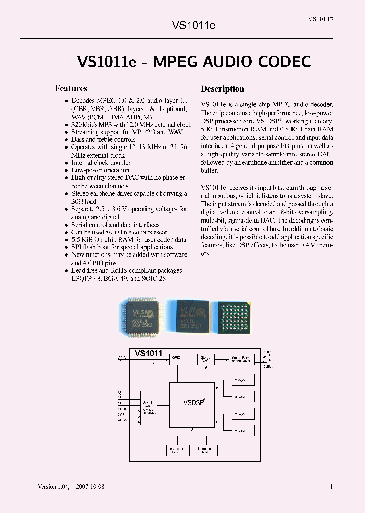 VS1011E_3092411.PDF Datasheet