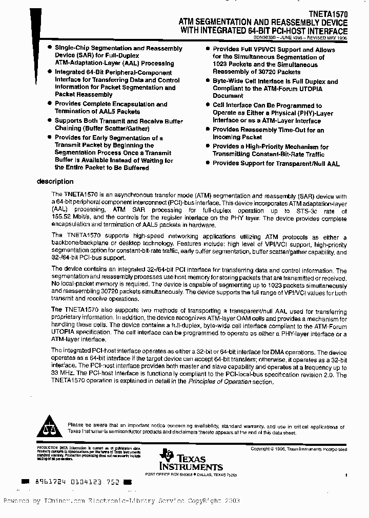 TNETA1570MFP_3100378.PDF Datasheet