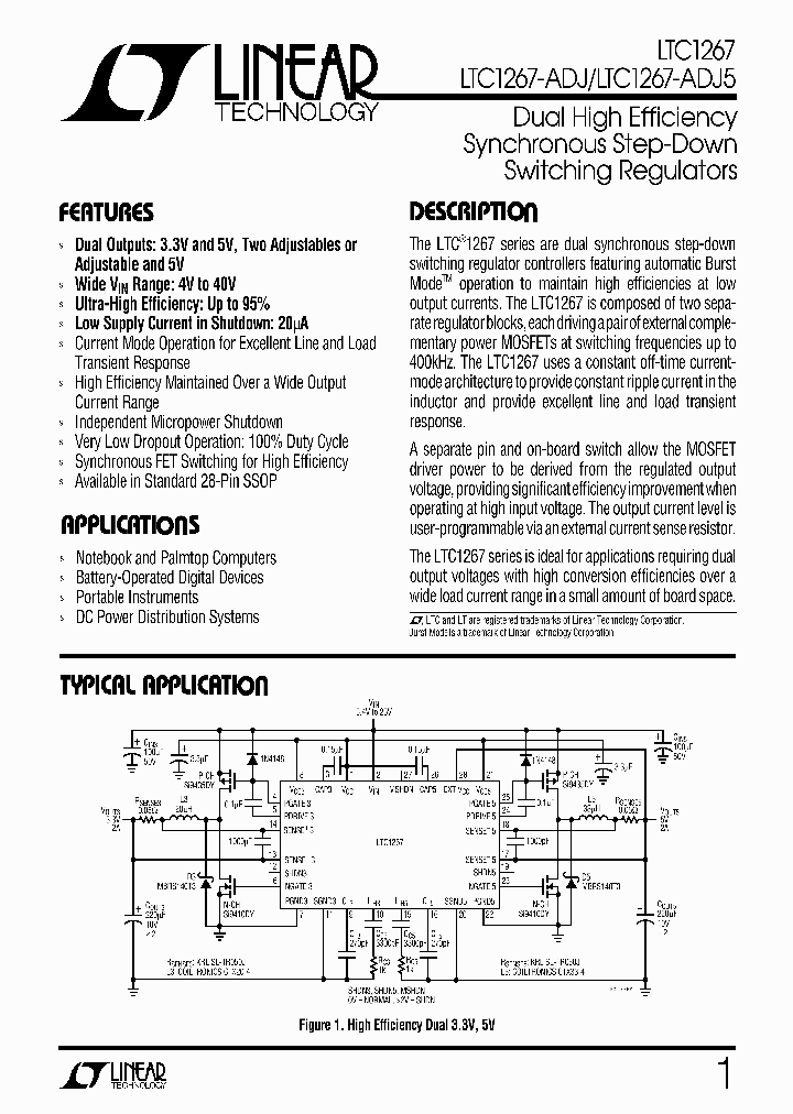LTC1267-ADJ5_3098833.PDF Datasheet