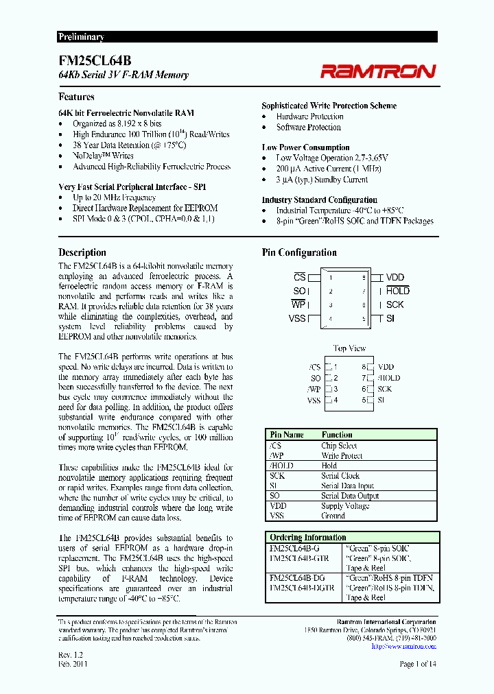 FM25CL64B_3100055.PDF Datasheet