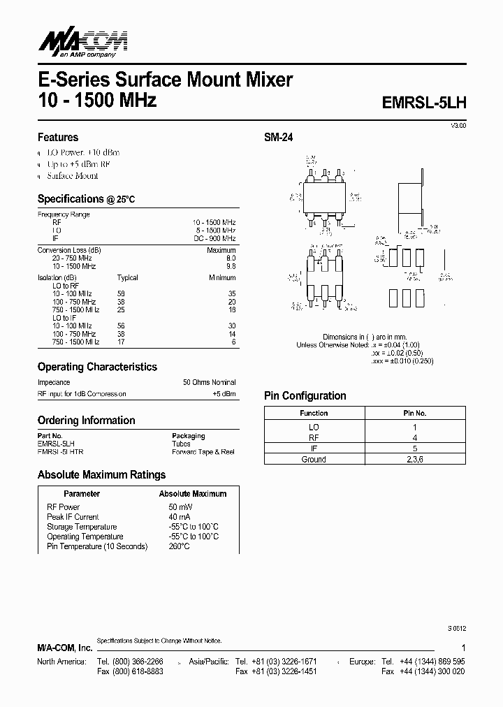 EMRSL-5LH_3100632.PDF Datasheet
