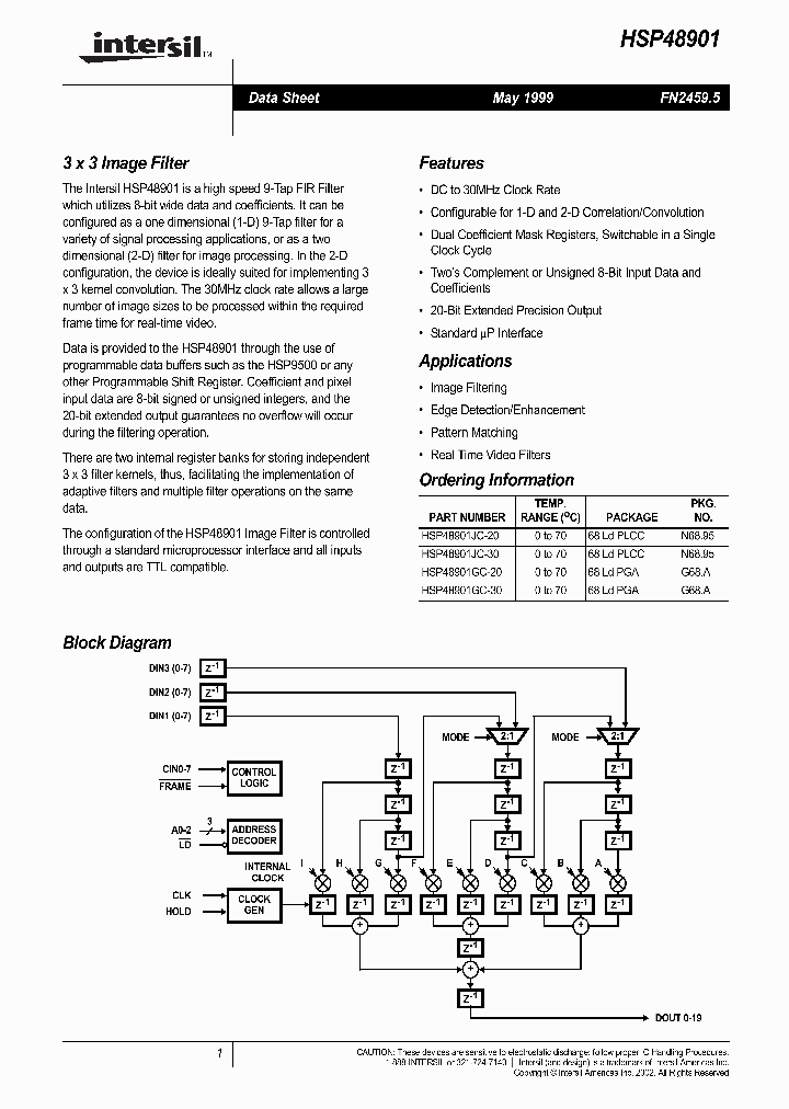HSP48901_3101230.PDF Datasheet
