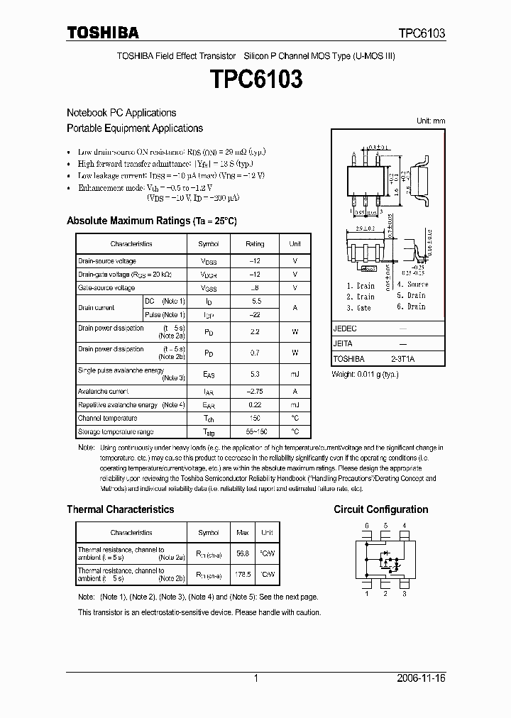 TPC6103_3105197.PDF Datasheet