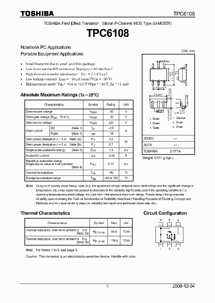 TPC6108_3105207.PDF Datasheet