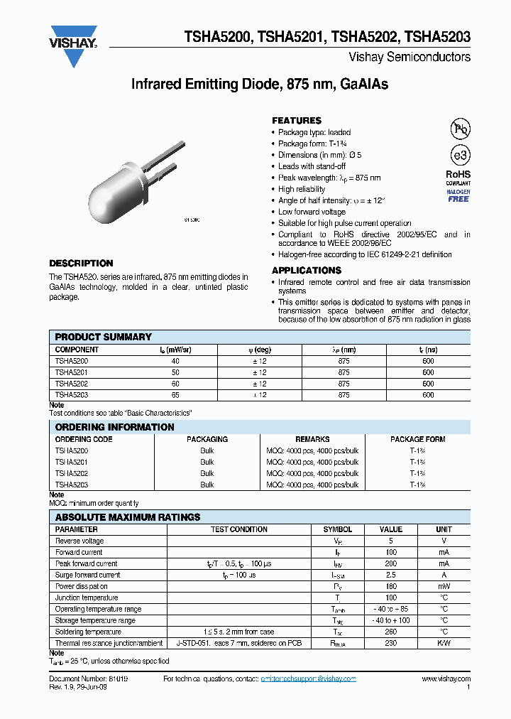 TSHA5200_3105455.PDF Datasheet