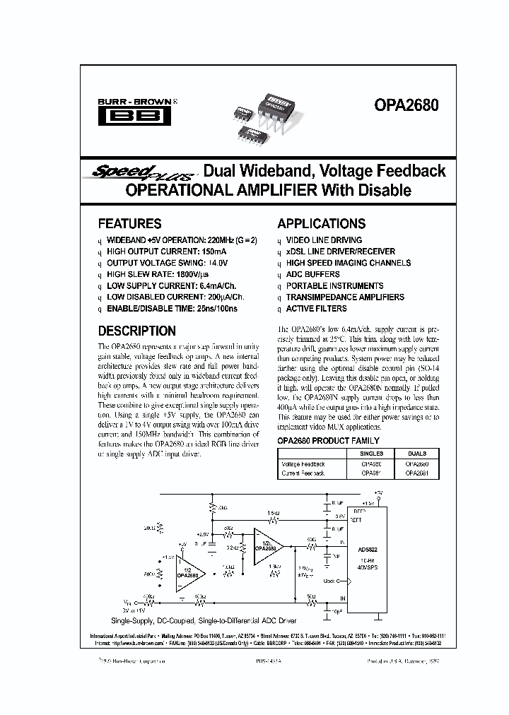 OPA2680_3106078.PDF Datasheet