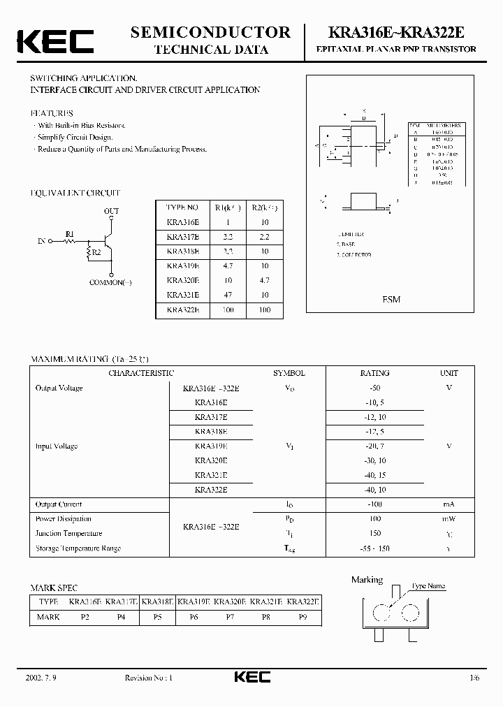KRA319E_3108947.PDF Datasheet
