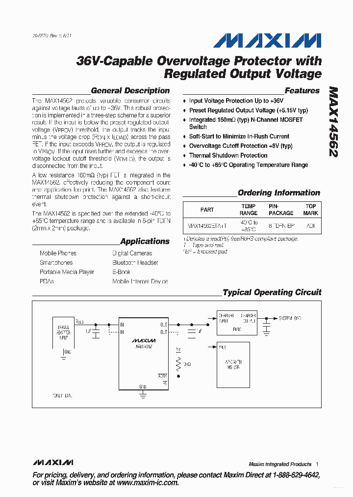 MAX14562_3109593.PDF Datasheet
