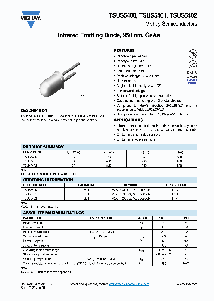 TSUS5400_3113138.PDF Datasheet