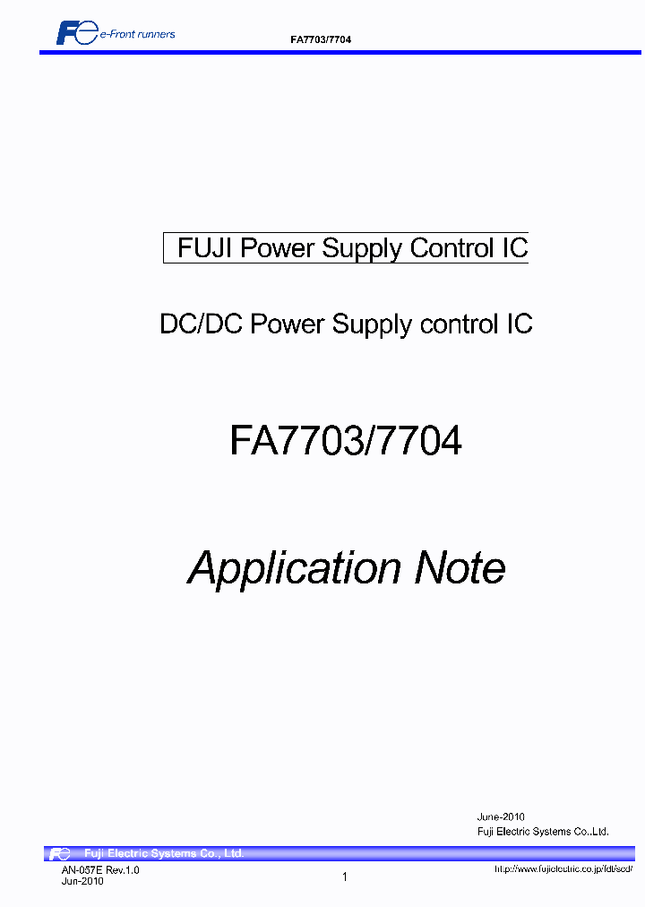 FA7703_3113945.PDF Datasheet