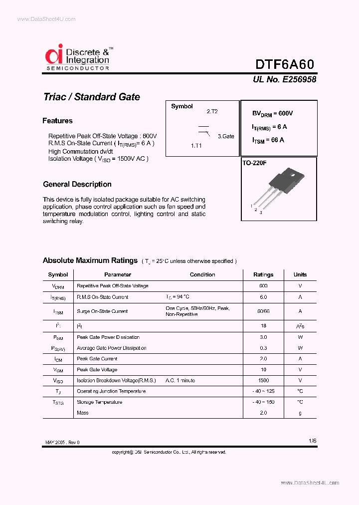 DTF6A60_3113625.PDF Datasheet