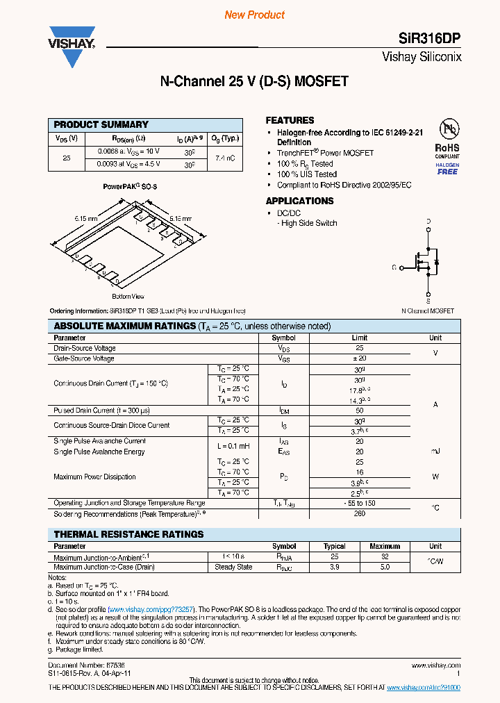 SIR316DP_3115366.PDF Datasheet