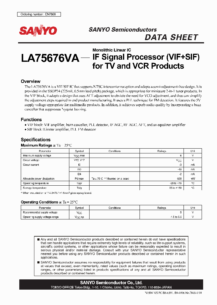 LA75676VA_3117301.PDF Datasheet