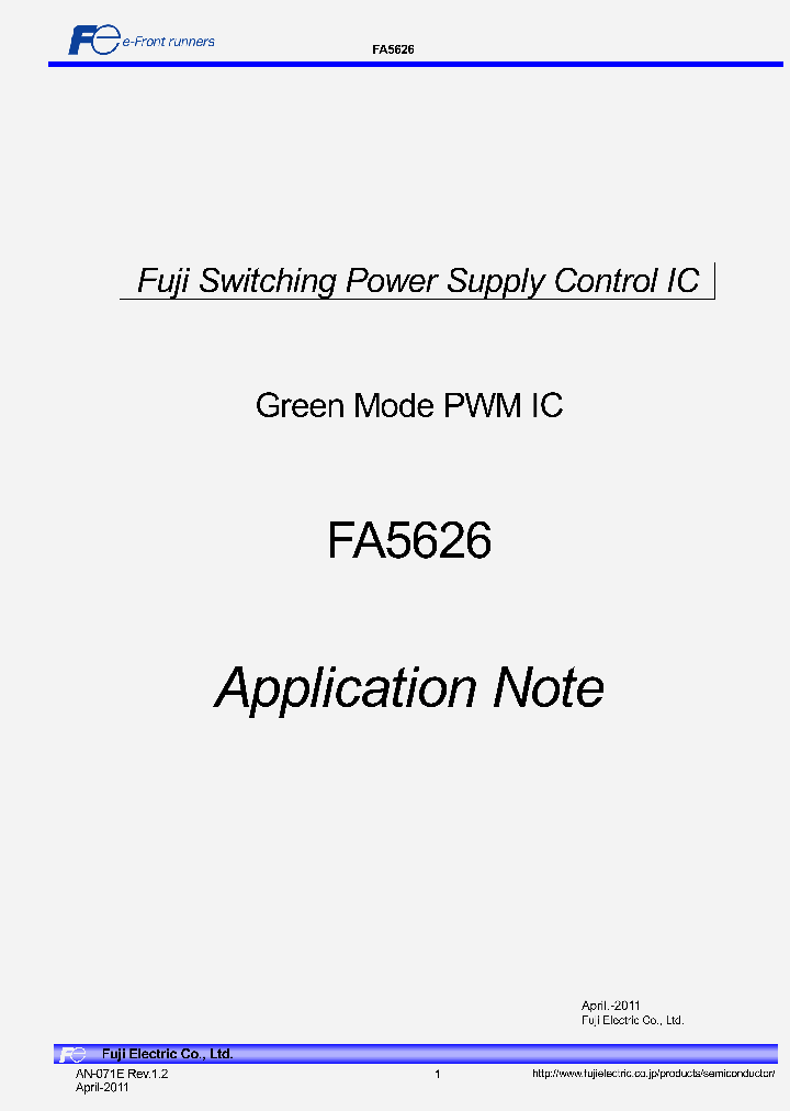 FA5626_3117610.PDF Datasheet