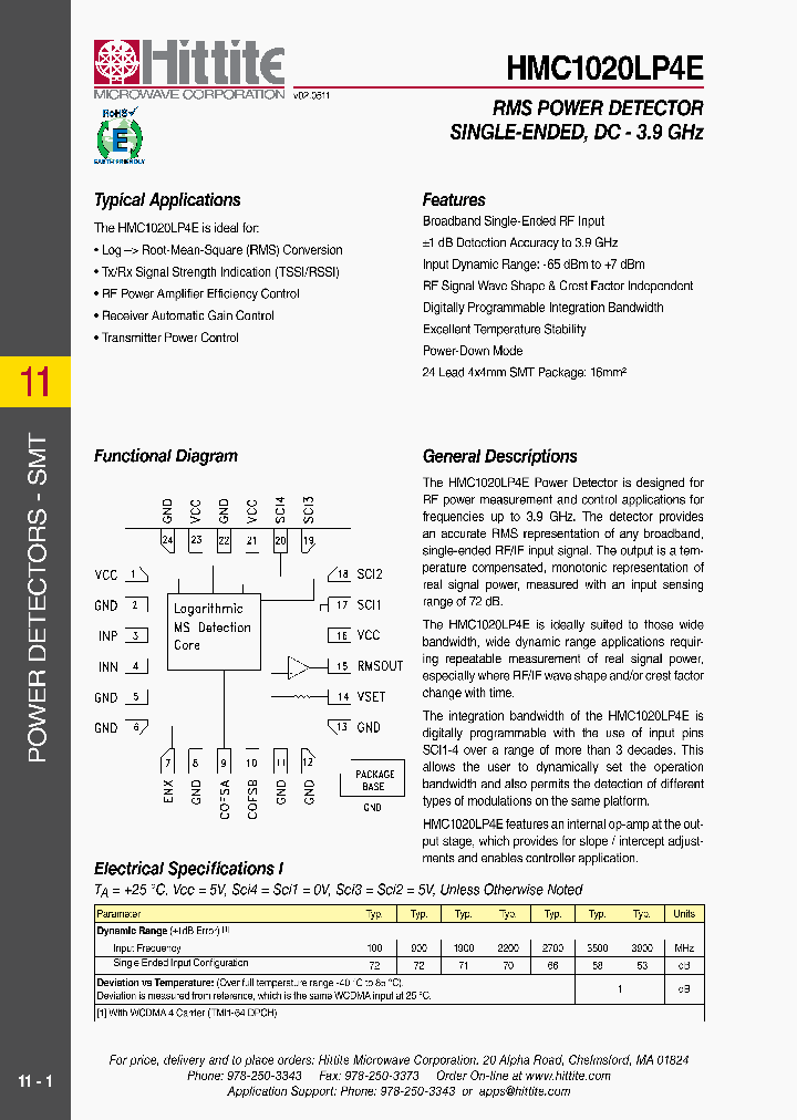HMC1020LP4E_3123351.PDF Datasheet