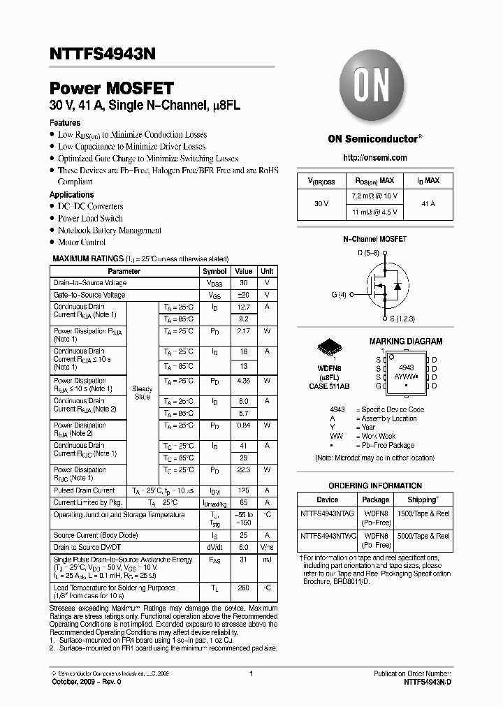 NTTFS4943N_3123661.PDF Datasheet