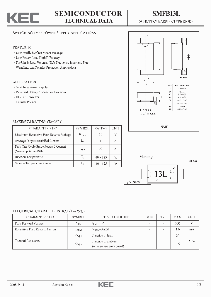 SMFB13L_3124522.PDF Datasheet
