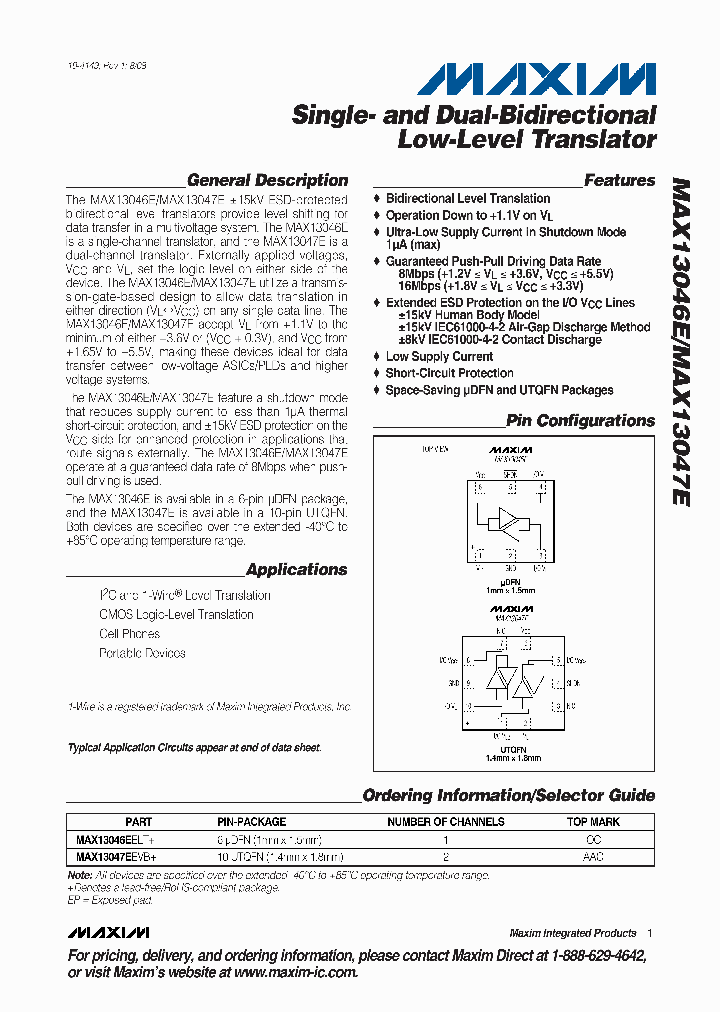 MAX13046EELT_3127082.PDF Datasheet