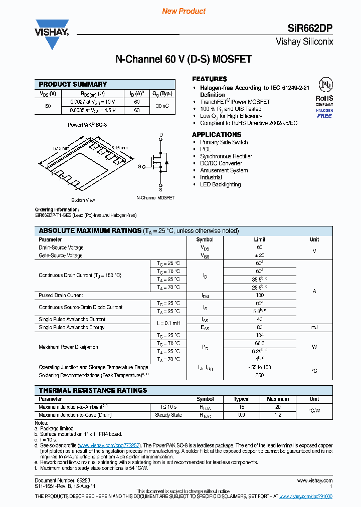 SIR662DP_3128821.PDF Datasheet