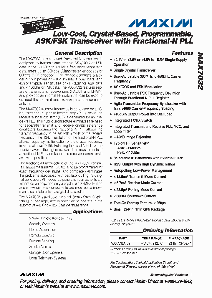 MAX7032ATJ_3129031.PDF Datasheet