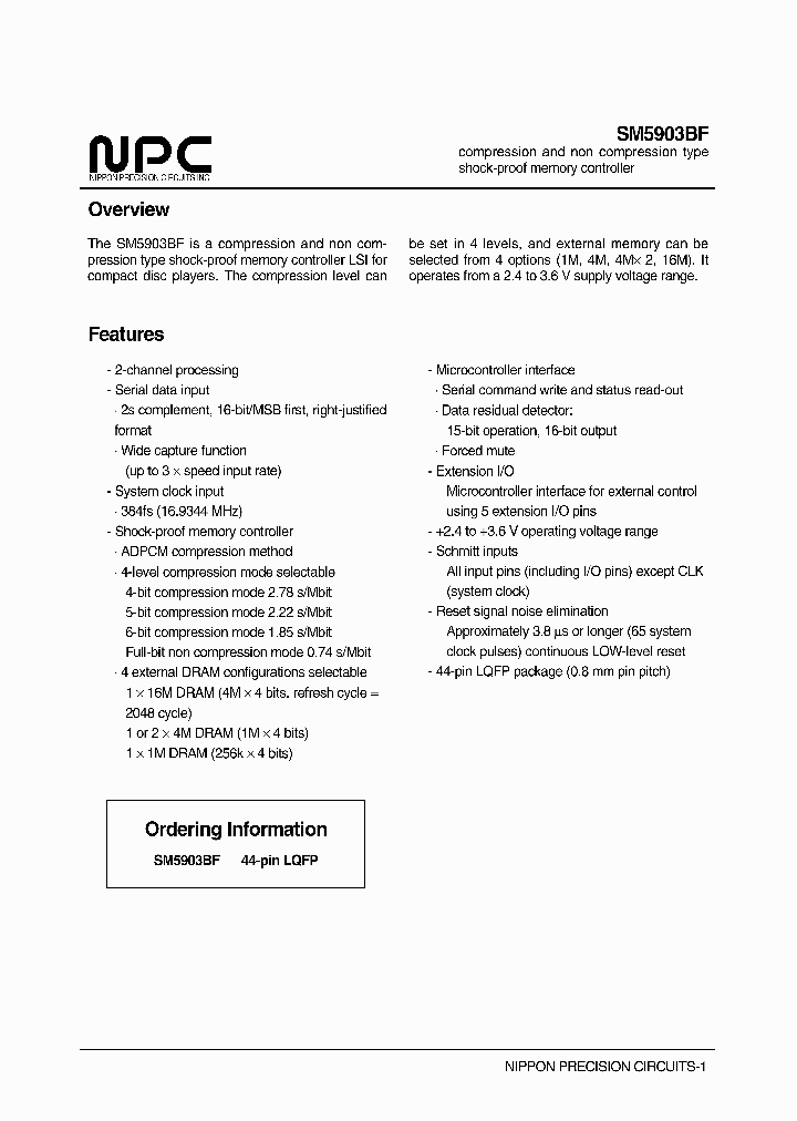SM5903BF_3129504.PDF Datasheet