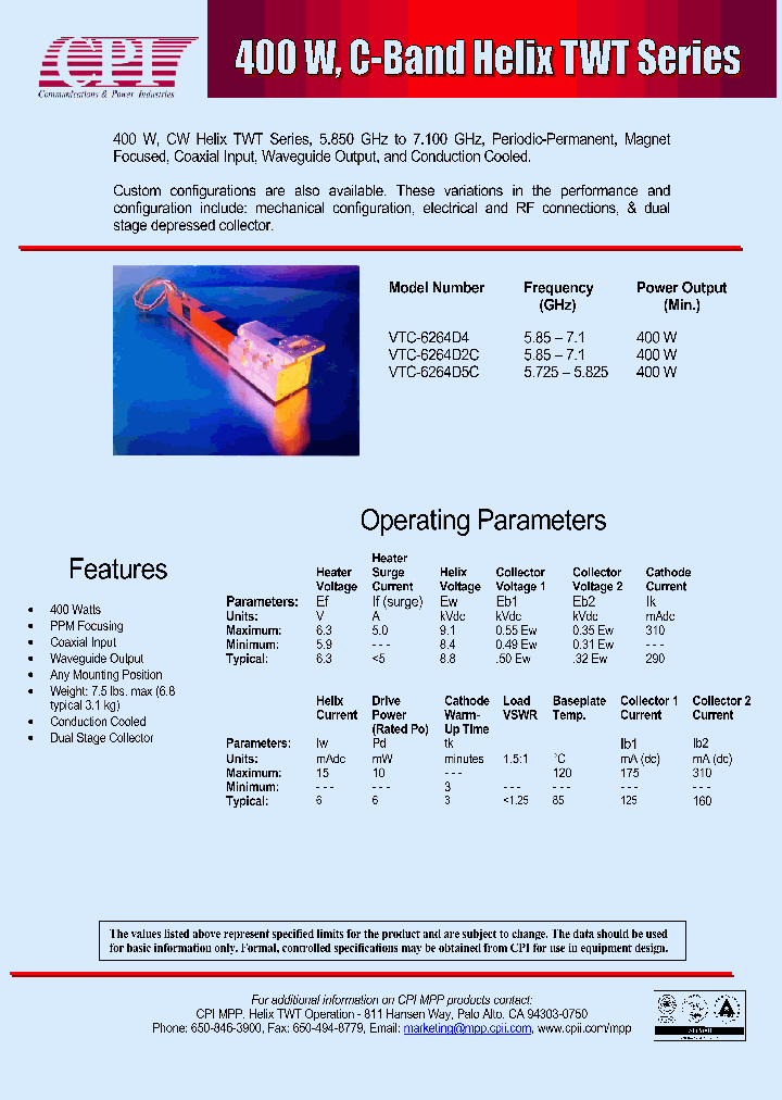 VTC-6264D2C_3129521.PDF Datasheet