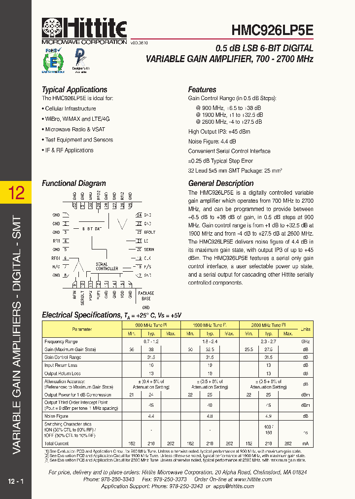 HMC926LP5E_3130507.PDF Datasheet