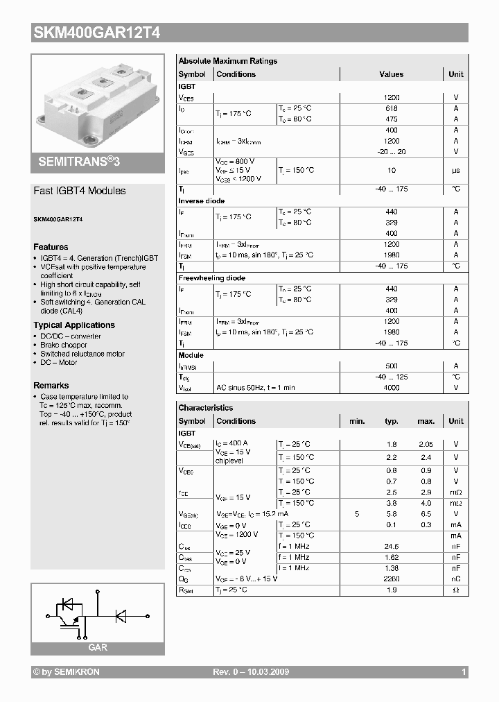 SKM400GAR12T4_3130950.PDF Datasheet