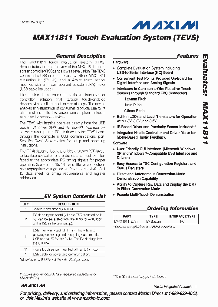 MAX11811TEVS_3131292.PDF Datasheet