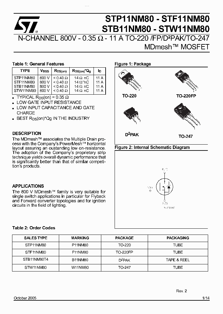 STW11NM80_3134307.PDF Datasheet