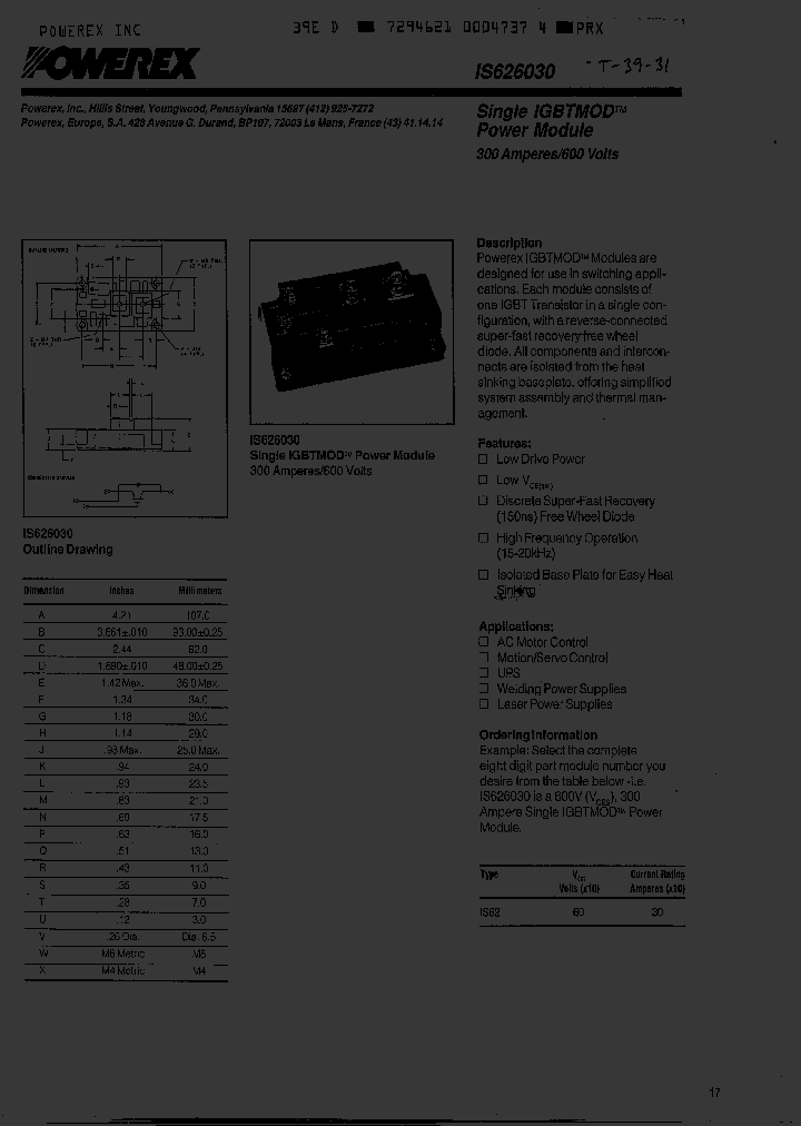 IS626030_3136268.PDF Datasheet