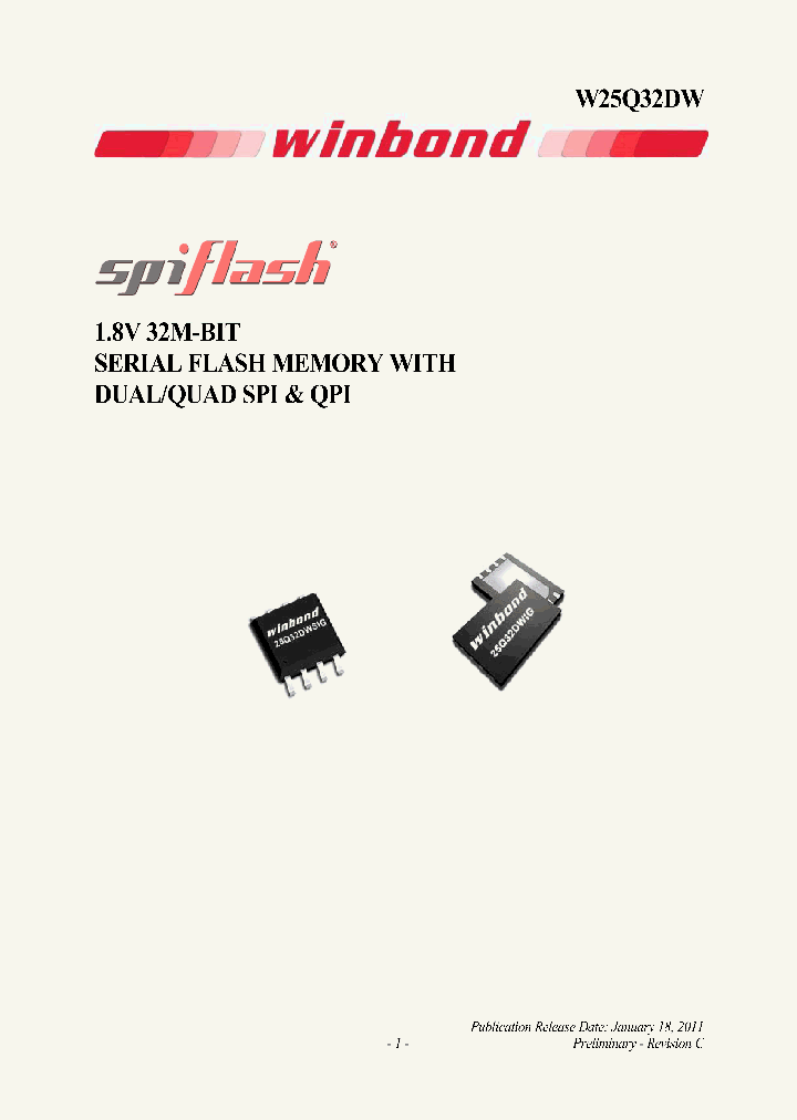 W25Q32DW_3138637.PDF Datasheet