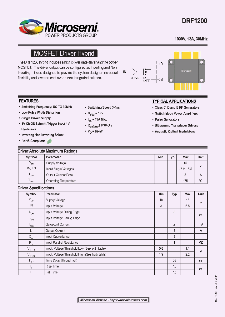 DRF120011_3138960.PDF Datasheet