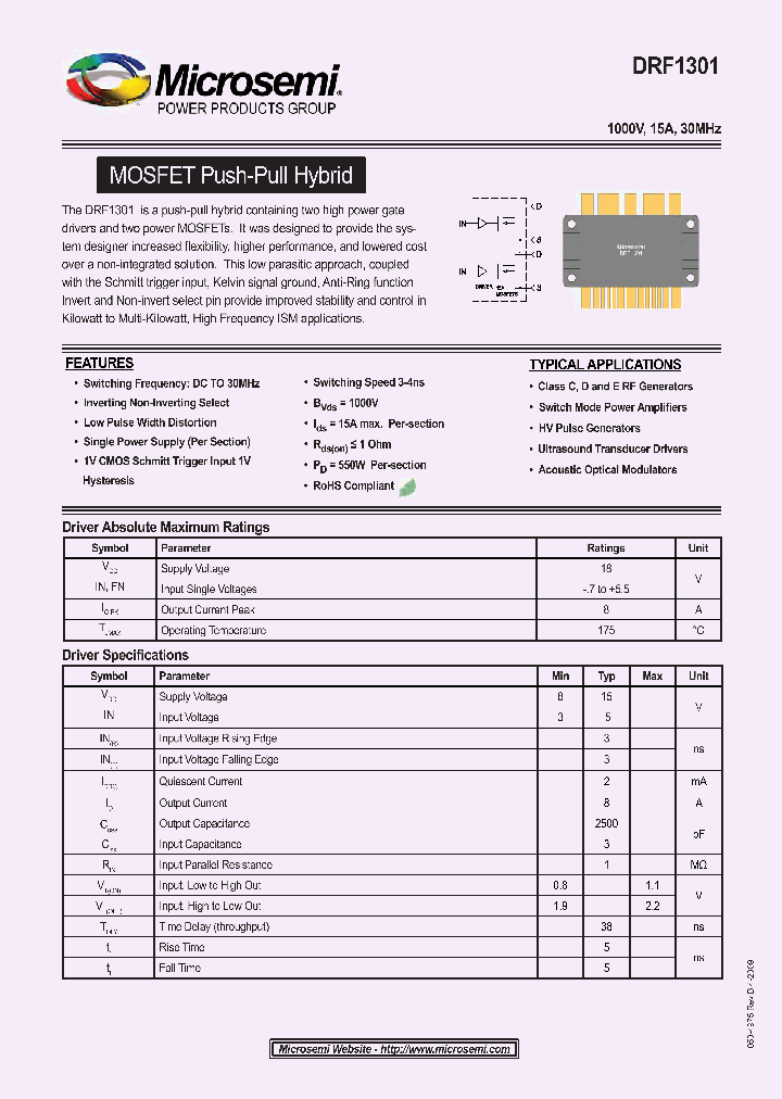 DRF1301_3138963.PDF Datasheet