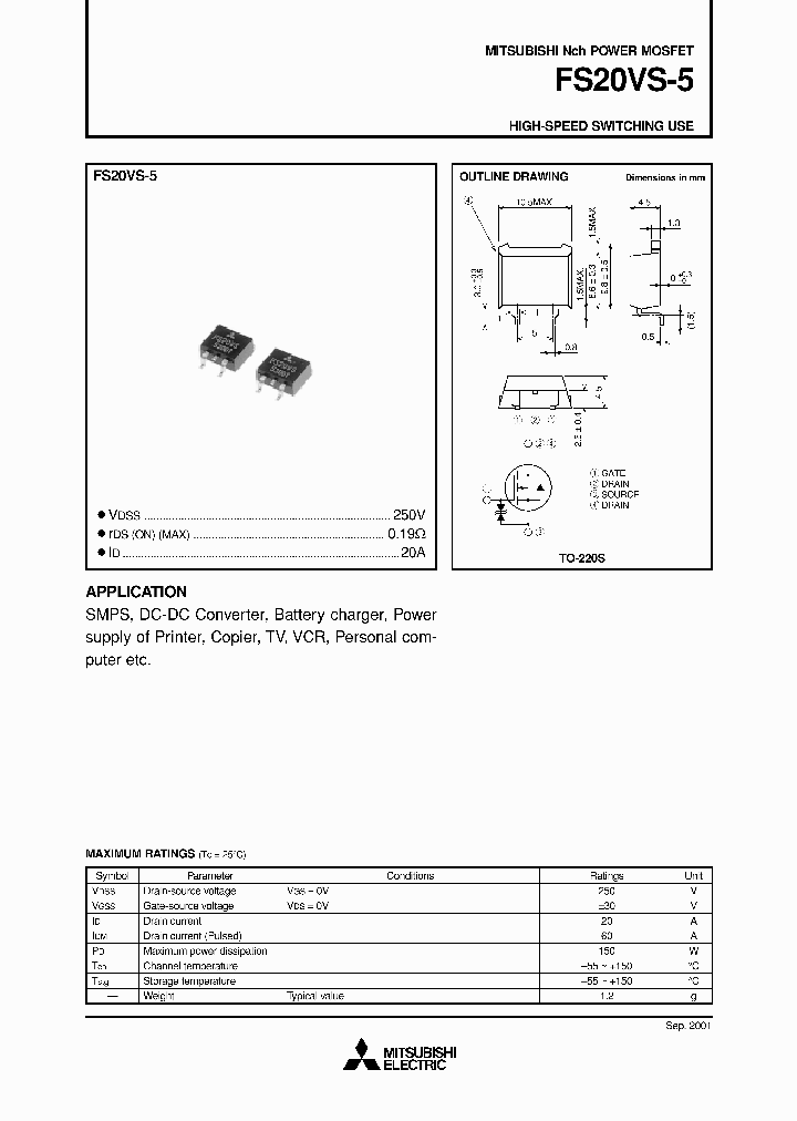 FS20VS-5_3139821.PDF Datasheet