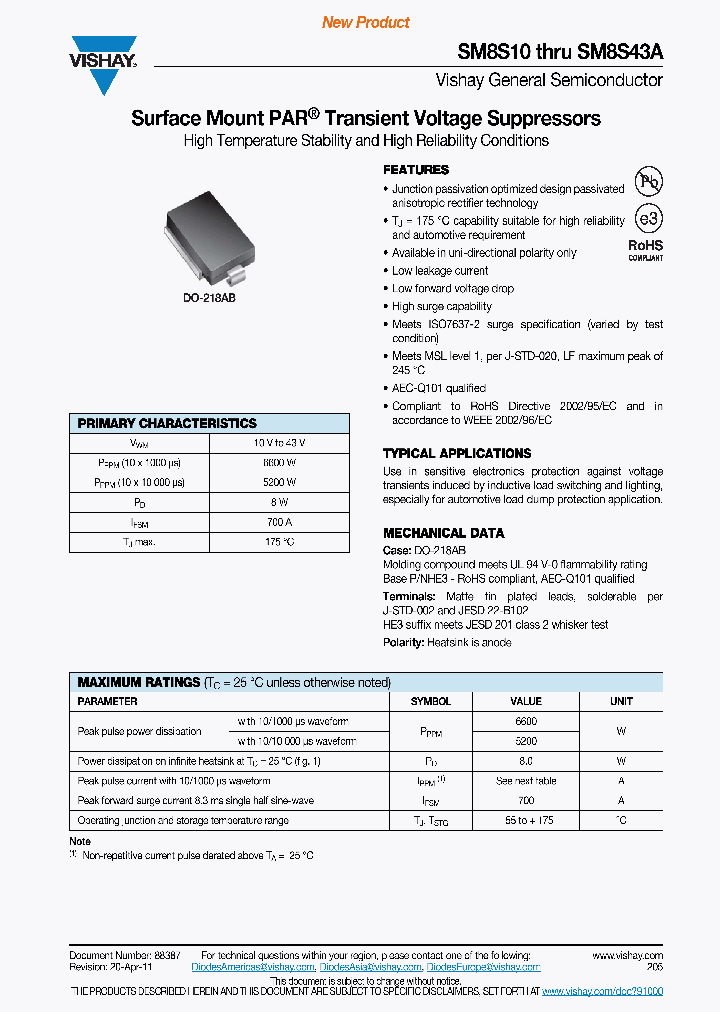 SM8S36A_3140207.PDF Datasheet