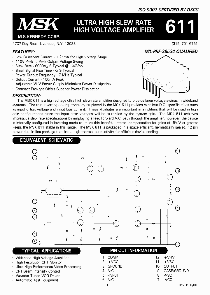 MSK611_3141879.PDF Datasheet
