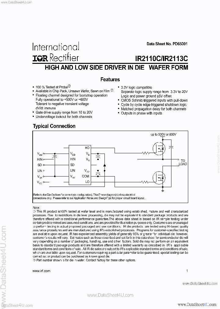 IR2113C_3144941.PDF Datasheet