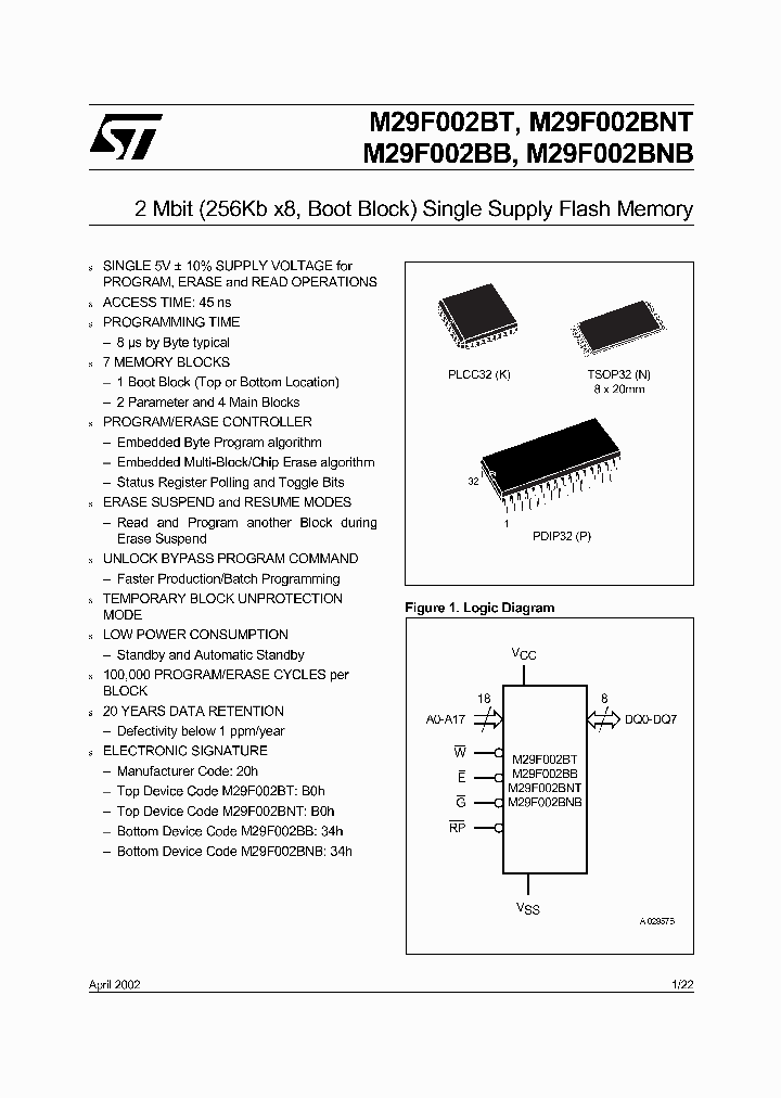M29F002BNT55K1T_3146847.PDF Datasheet