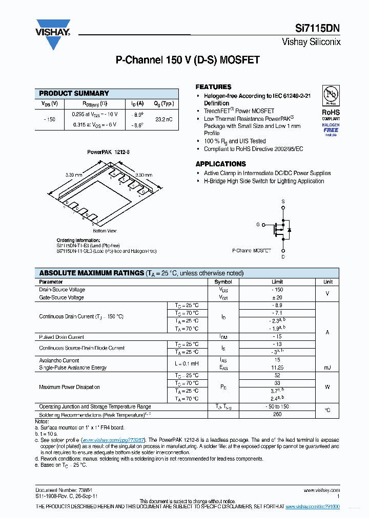 SI7115DN_3148429.PDF Datasheet