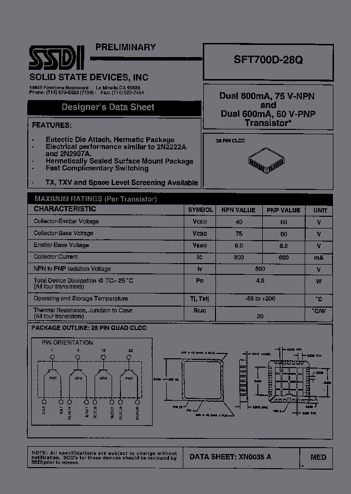 SFT700D-28Q_3149940.PDF Datasheet